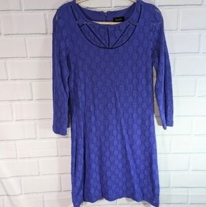 Laundry Shelli Segal Periwinkle Lace Sheath Dress